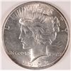 Image 1 : 1923 PEACE SILVER DOLLAR, MS-63 WHITE!