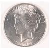 Image 1 : 1927-D PEACE SILVER DOLLAR, MS-63+  WHITE