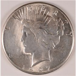 1927-S PEACE SILVER DOLLAR MS64 WHITE, NICE!