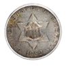 Image 2 : 1852 3 CENT SILVER, ICG MS-62 ORIGINAL!
