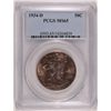 Image 1 : 1934 D WALKING LIBERTY HALF DOLLAR PCGS MS 65 GEM! RAINBOW OBV BLAST WHITE REV