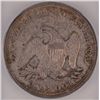 Image 3 : 1872 SEATED DOLLAR ICG AU 50 ORIGINAL