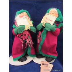 Annalee Caroling Mrs. Claus and Claus
