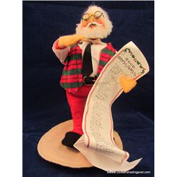 Annalee Santa Checking His List