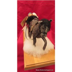 Annalee Sleigh Ride Couple  with Horse