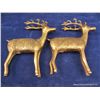 Image 6 : Set of 2 Brass Reindeer