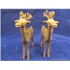 Image 3 : Set of 2 Brass Reindeer