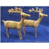 Image 4 : Set of 2 Brass Reindeer