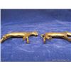 Image 7 : Set of 2 Brass Donkeys