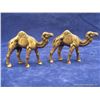 Image 4 : Set of 2 Brass Standing Camels