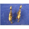 Image 6 : Set of 2 Brass Standing Camels