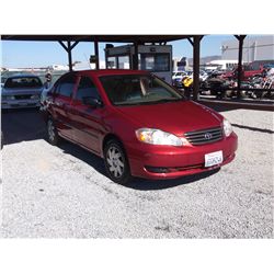 TOYOTA COROLLA 2006 SALV/T