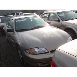 CHEVROLET CAVALIER 2000 SALV-T-TMU