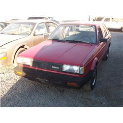 NISSAN SENTRA 1987 T/EXPORT ONLY