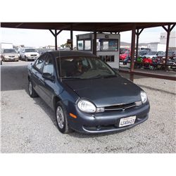 PLYMOUTH NEON 2001 T