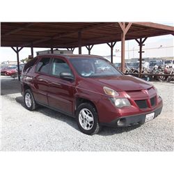 PONTIAC AZTEK 2003 T