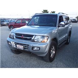 MITSUBISHI MONTERO LIMITED 2001 APP DUP/T -