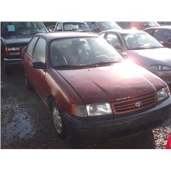 TOYOTA TERCEL 1992 APP  DUP/T-DON