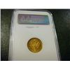 Image 3 : 1901 Russian #5 Rubel Gold Coin MS65