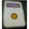 Image 2 : 1904 Russian #5 Rubel Gold Coin MS65