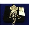 Image 1 : Estate 18kt Gold Ladies Pin with Diamonds