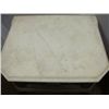 Image 2 : Victorian Walnut Marble Top Half Commode w/1 door 1