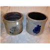 Image 1 : 2 Colbalt Blue Decoration Crocks
