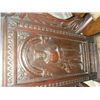 Image 3 : Pair of Knight Carved Arm Chairs with Needlepoint Seats