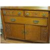 Image 2 : Gorgeous Estate Oak Curio Side Board