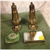 Image 1 : Enameled Powder Case, Small Silver Case, and Sterling