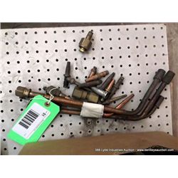 LOT: TORCH SUPPLIES, ENDS, TIPS, ETC