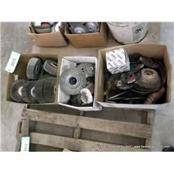 LOT: GRINDING WHEELS, STONES 3X MONEY