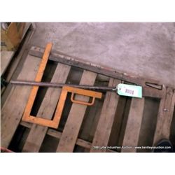 LOT: PRY BAR, METAL SHOPMADE FABRICATION GUIDE 3X MONEY