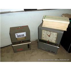 LATHEM TIME CLOCKS & TIME CARD HOLDER
