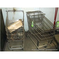 (2) SHOPPING CARTS