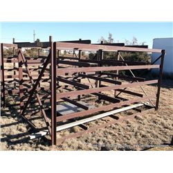 SHEET & PLATE METAL STORAGE RACK 11' X 6' X 63"