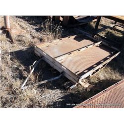 68" X 43" CASTERED SHOP CART DIAMOND PLATE