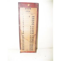 Gas Station Pump Price Sign