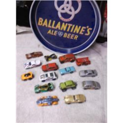 Beer Tray With 15" Hot Wheels & Matchbox Cars