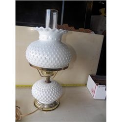 Vintage Milk Glass Lamp