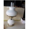 Image 1 : Vintage Milk Glass Lamp