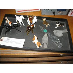 Misc. Lot of Porcelain Dogs & Horse's (11)