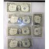 Image 1 : 5- $1 Silver Certificates