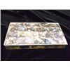 Image 1 : Solid Brass Jewelry Box with Abalone