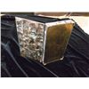 Image 4 : Solid Brass Jewelry Box with Abalone