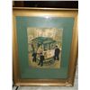 Image 1 : Ink Painting "Powell & Market" Signed