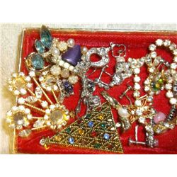Misc. Rhinestone Jewelry Lot