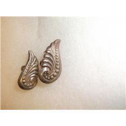 Vintage Sterling Silver Earrings 1920's