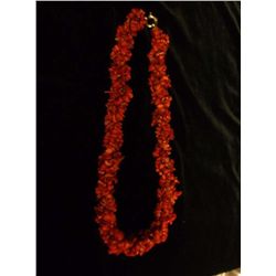 Coral Beaded Necklace