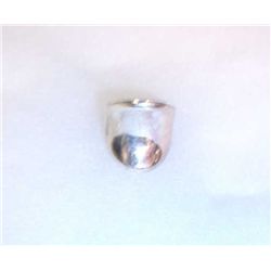 large Dome Style Ring Sterling Silver